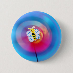 Badge Rond 5 Cm Bouton Jouet à roulettes