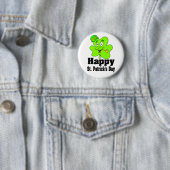 Badge Rond 5 Cm Bouton Jour Saint Patrick (En situation)