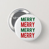 Badge Rond 5 Cm Bouton Joyeux (Devant & derrière)