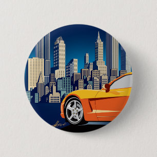 Badge Rond 5 Cm Bouton Joyeux jours fériés