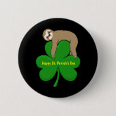 Badge Rond 5 Cm Bouton Joyeux Saint Patrick (Devant)
