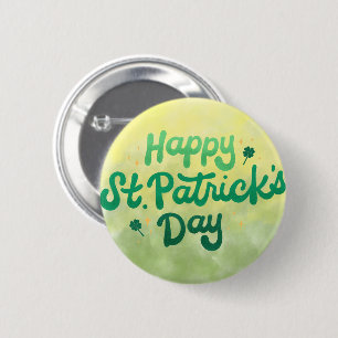 Badge Rond 5 Cm Bouton Joyeux St. Patrick's Day Pin