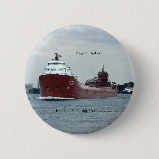 Badge Rond 5 Cm Bouton Kaye E. Barker (Devant)