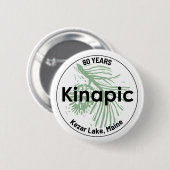 Badge Rond 5 Cm Bouton Kinapic (Devant & derrière)