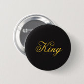 Badge Rond 5 Cm Bouton King (Devant & derrière)