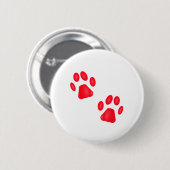 Badge Rond 5 Cm Bouton Kitty Paws (Devant & derrière)