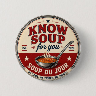 Badge Rond 5 Cm Bouton KSFY