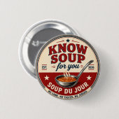 Badge Rond 5 Cm Bouton KSFY (Devant & derrière)