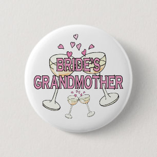 Badge Rond 5 Cm Bouton : La grand-mère de la jeune mariée