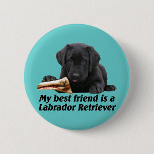 Badge Rond 5 Cm Bouton « labrador retriever «