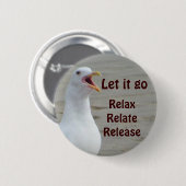 Badge Rond 5 Cm Bouton Laisser aller_ (Devant & derrière)