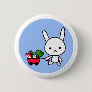 Badge Rond 5 Cm Bouton - lapin - BlueBack