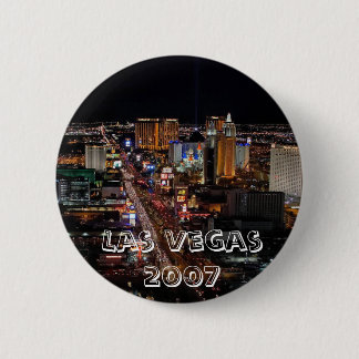 Badge Rond 5 Cm Bouton Las Vegas Strip 2007