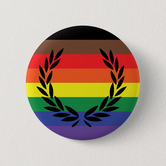 Badge Rond 5 Cm Bouton Laurel Pride (Devant)