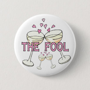 Badge Rond 5 Cm Bouton : Le fou