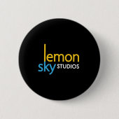 Badge Rond 5 Cm Bouton Lemon Sky Studios (Devant)