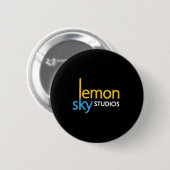 Badge Rond 5 Cm Bouton Lemon Sky Studios (Devant & derrière)