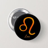 Badge Rond 5 Cm Bouton Leo (Devant & derrière)