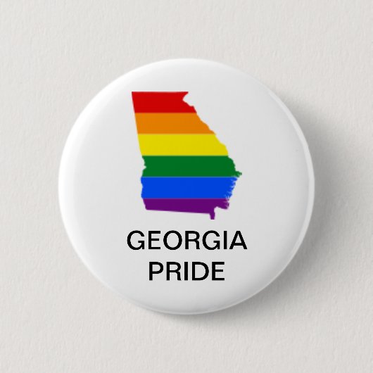 BADGE ROND 5 CM BOUTON LGBTQ GEORGIA FIERTÉ (Devant)