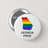 BADGE ROND 5 CM BOUTON LGBTQ GEORGIA FIERTÉ (Devant & derrière)