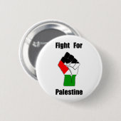 Badge Rond 5 Cm Bouton libre libre de la Palestine (Devant & derrière)