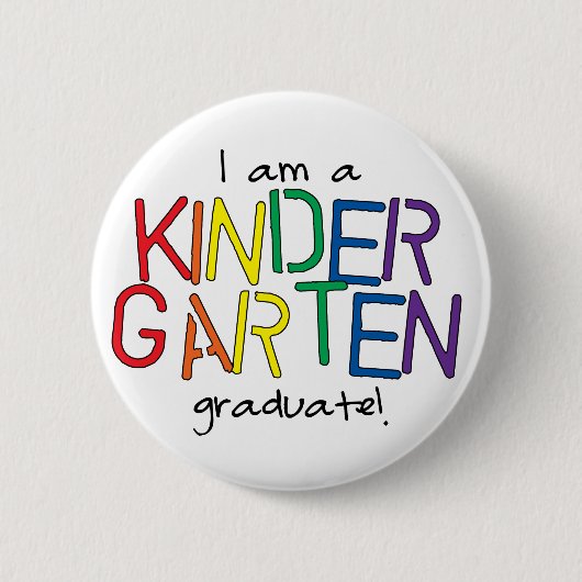 Badge Rond 5 Cm Bouton licencié de jardin d'enfants (Devant)
