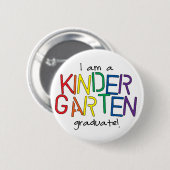 Badge Rond 5 Cm Bouton licencié de jardin d'enfants (Devant & derrière)