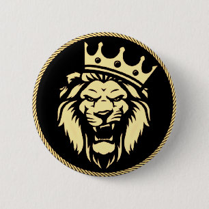 Badge Rond 5 Cm Bouton Lion King