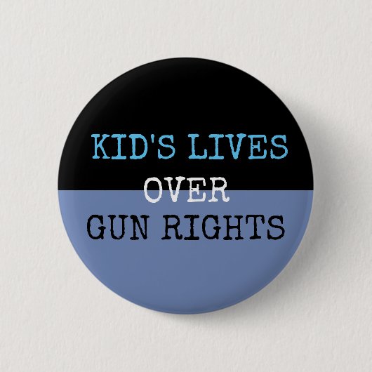 Badge Rond 5 Cm Bouton "Lives over Gun Rights" de l'enfant (Devant)