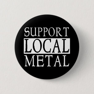 Badge Rond 5 Cm Bouton local en métal