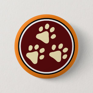 Badge Rond 5 Cm Bouton Logo 3 paw Tripawds