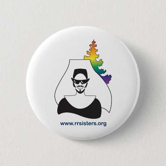 Badge Rond 5 Cm Bouton Logo des soeurs RR (Devant)