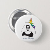 Badge Rond 5 Cm Bouton Logo des soeurs RR (Devant & derrière)