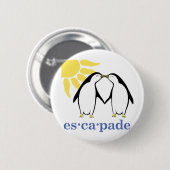 Badge Rond 5 Cm Bouton Logo d'escapade (Devant & derrière)