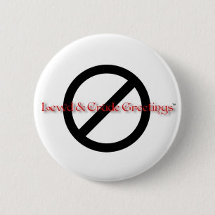 Badge Rond 5 Cm Bouton Logo d'origine