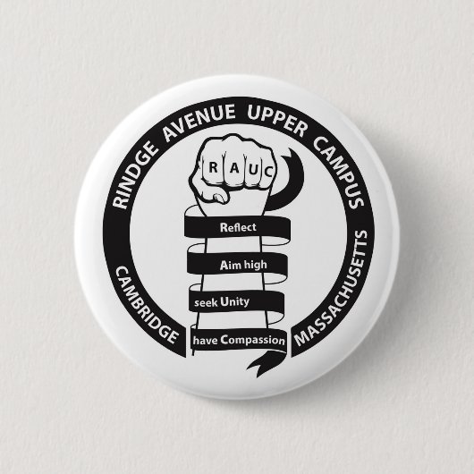 Badge Rond 5 Cm Bouton Logo RAUC (Devant)