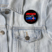 Badge Rond 5 Cm Bouton Londres (En situation)