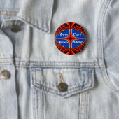 Badge Rond 5 Cm Bouton Love_ (En situation)