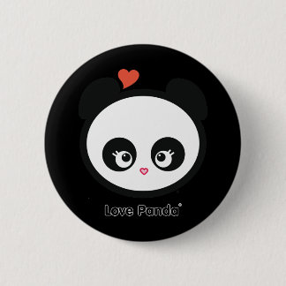 Badge Rond 5 Cm Bouton Love Panda®