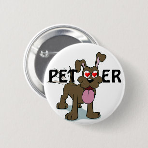 Badge Rond 5 Cm Bouton Lover pour animal