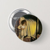 Badge Rond 5 Cm Bouton Lumière bougie (Devant & derrière)