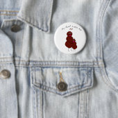 Badge Rond 5 Cm Bouton Ma tante M'aime (En situation)