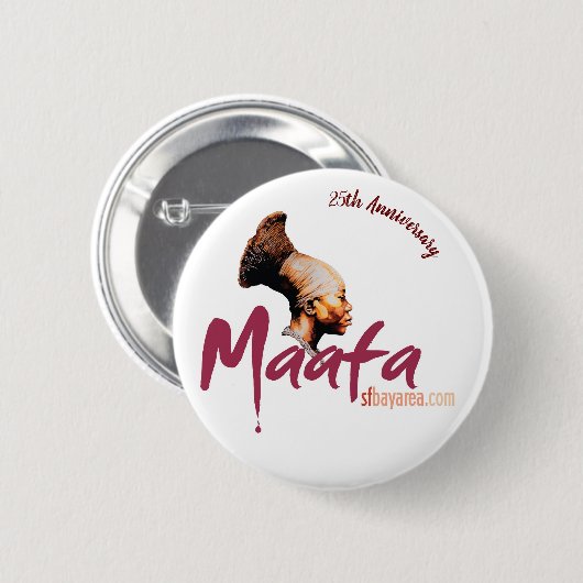 Badge Rond 5 Cm Bouton Maafa (Devant & derrière)