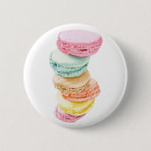 Badge Rond 5 Cm Bouton Macarons (Devant)