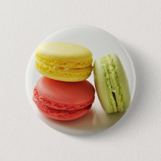 Badge Rond 5 Cm Bouton Macarons (Devant)