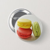 Badge Rond 5 Cm Bouton Macarons (Devant & derrière)