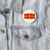 Badge Rond 5 Cm Bouton Macédoine (En situation)
