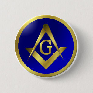 Badge Rond 5 Cm Bouton maçonnique