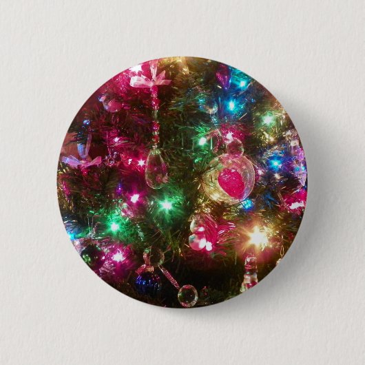 Badge Rond 5 Cm Bouton magique de Noël (Devant)