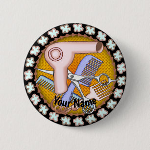 Badge Rond 5 Cm Bouton Magique Salon de Beauté